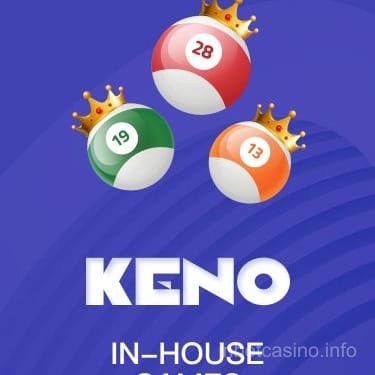 Imagen del juego Keno en inbet casino